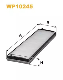 WIX FILTERS wp10245 -  Фильтр воздуха в салоне